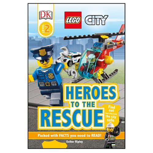 LEGO City Heroes to the Rescue DK Readers 2 Hardcover Book